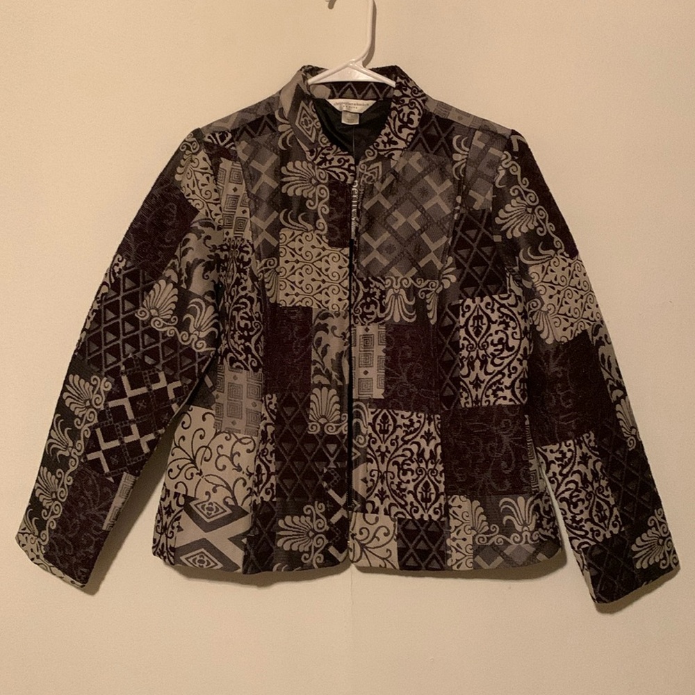 Christopher & banks tapestry patchwork Jacket
NWT